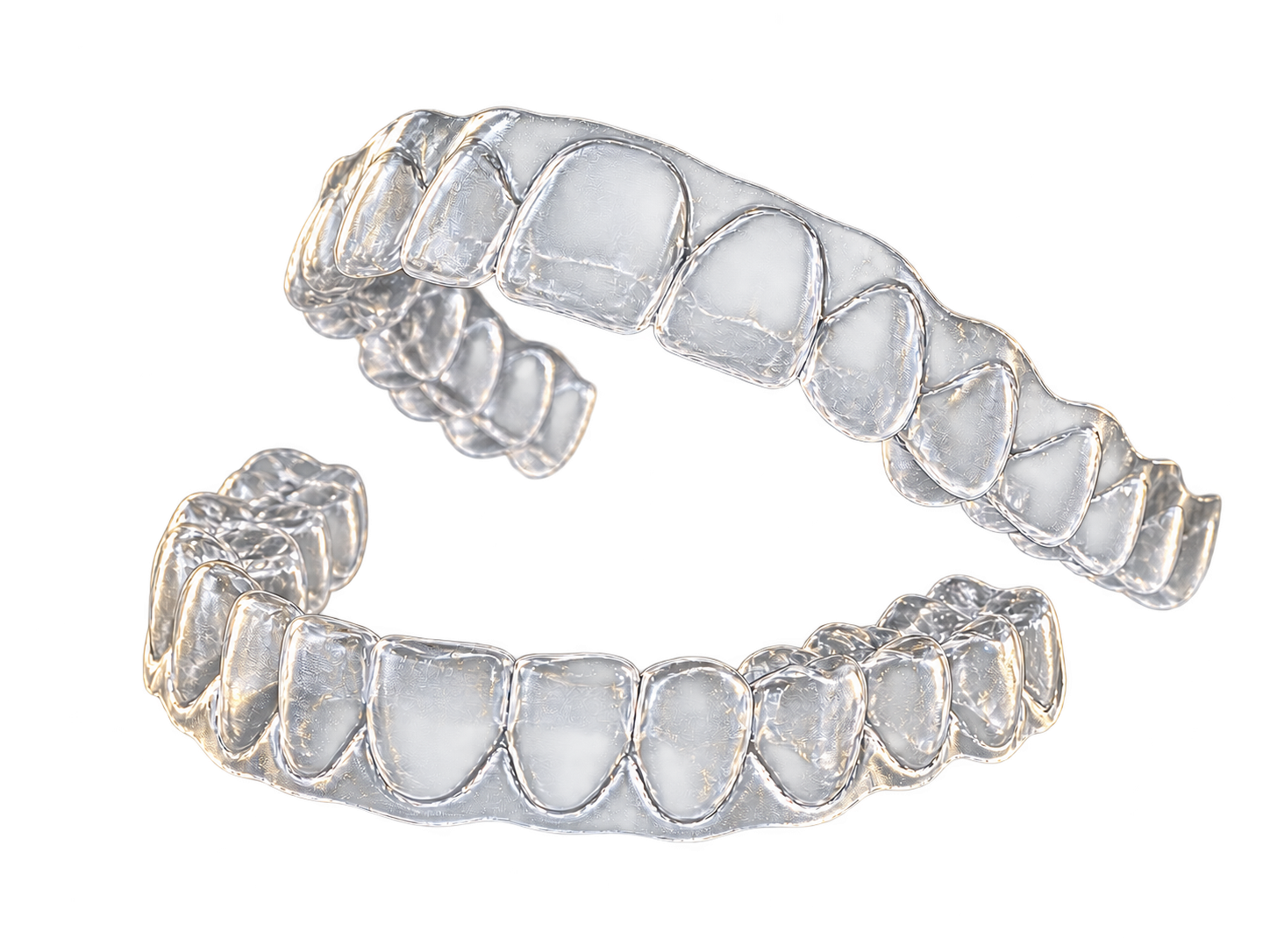 Conceptual illustration of clear aligners & invisalign®